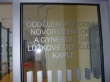 Vstup na oddělení